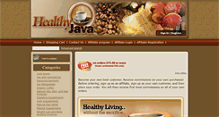 Desktop Screenshot of healthyjava.com